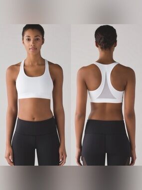 Lululemon Invigorate Bra White Size 8